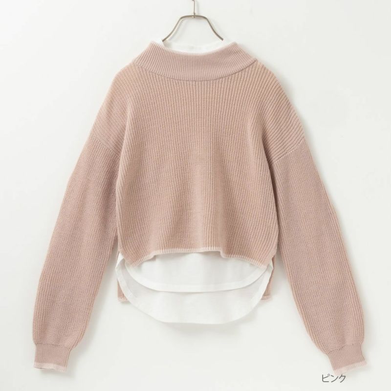 NAVY モックネックニットアンサンブル キッズ商品画像-2