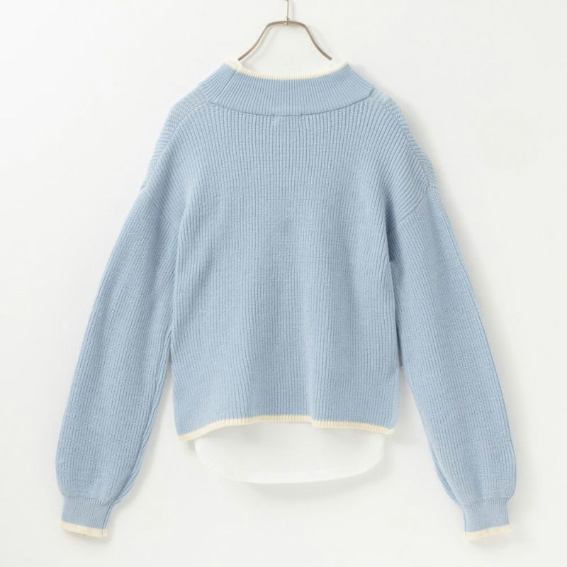 NAVY モックネックニットアンサンブル キッズ商品画像-4