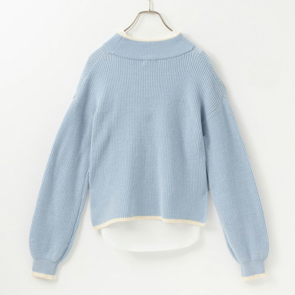 NAVY モックネックニットアンサンブル キッズ