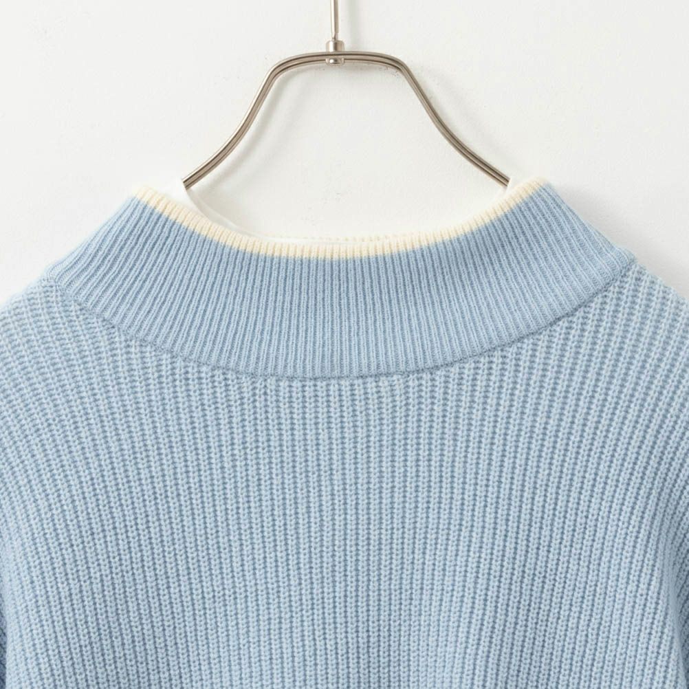 NAVY モックネックニットアンサンブル キッズ