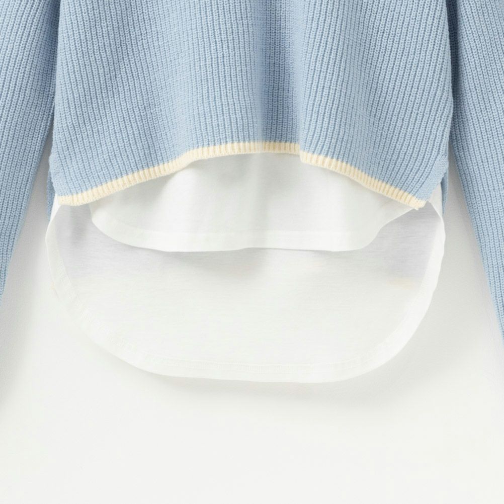 NAVY モックネックニットアンサンブル キッズ