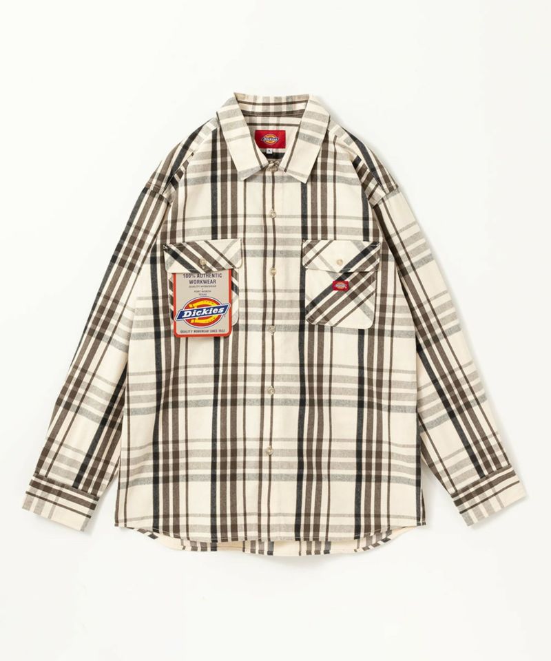 Dickies チェックワークシャツ メンズ