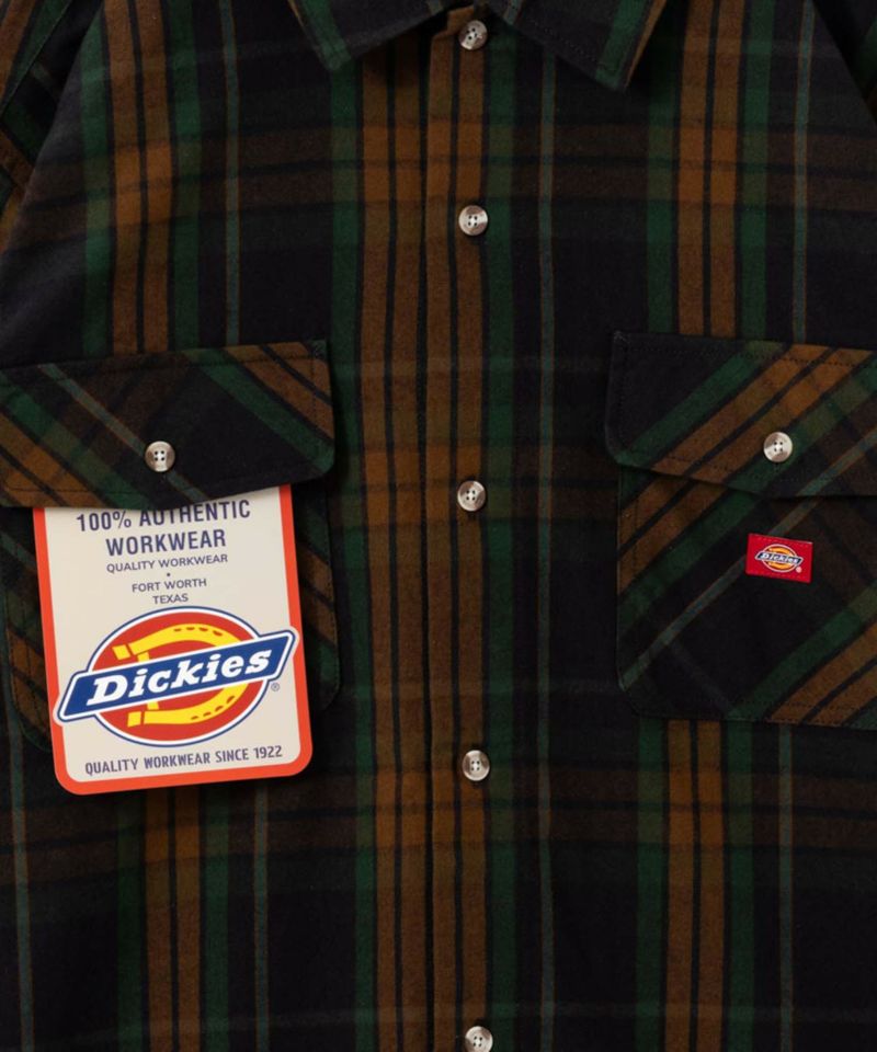 Dickies チェックワークシャツ メンズ