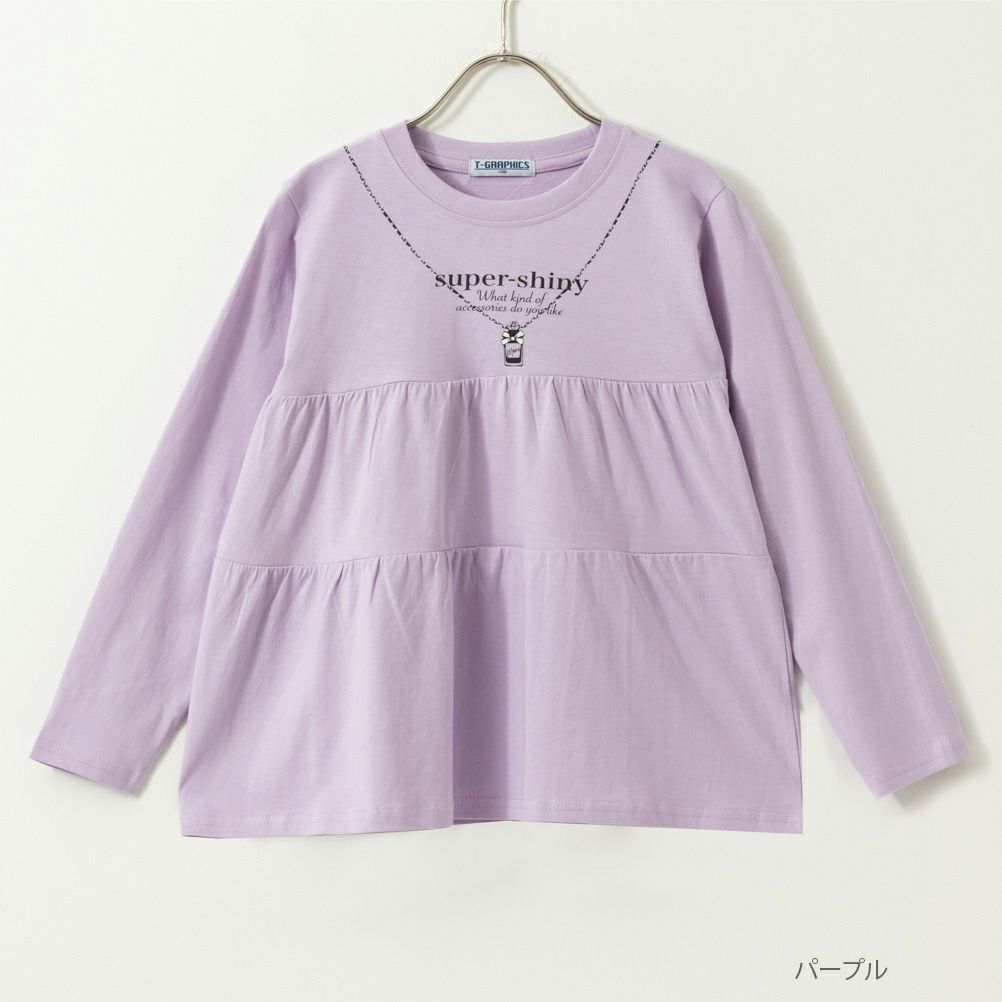 T-GRAPHICS  ティアード長袖Tシャツ キッズ メール便 対応商品商品サムネイル-1