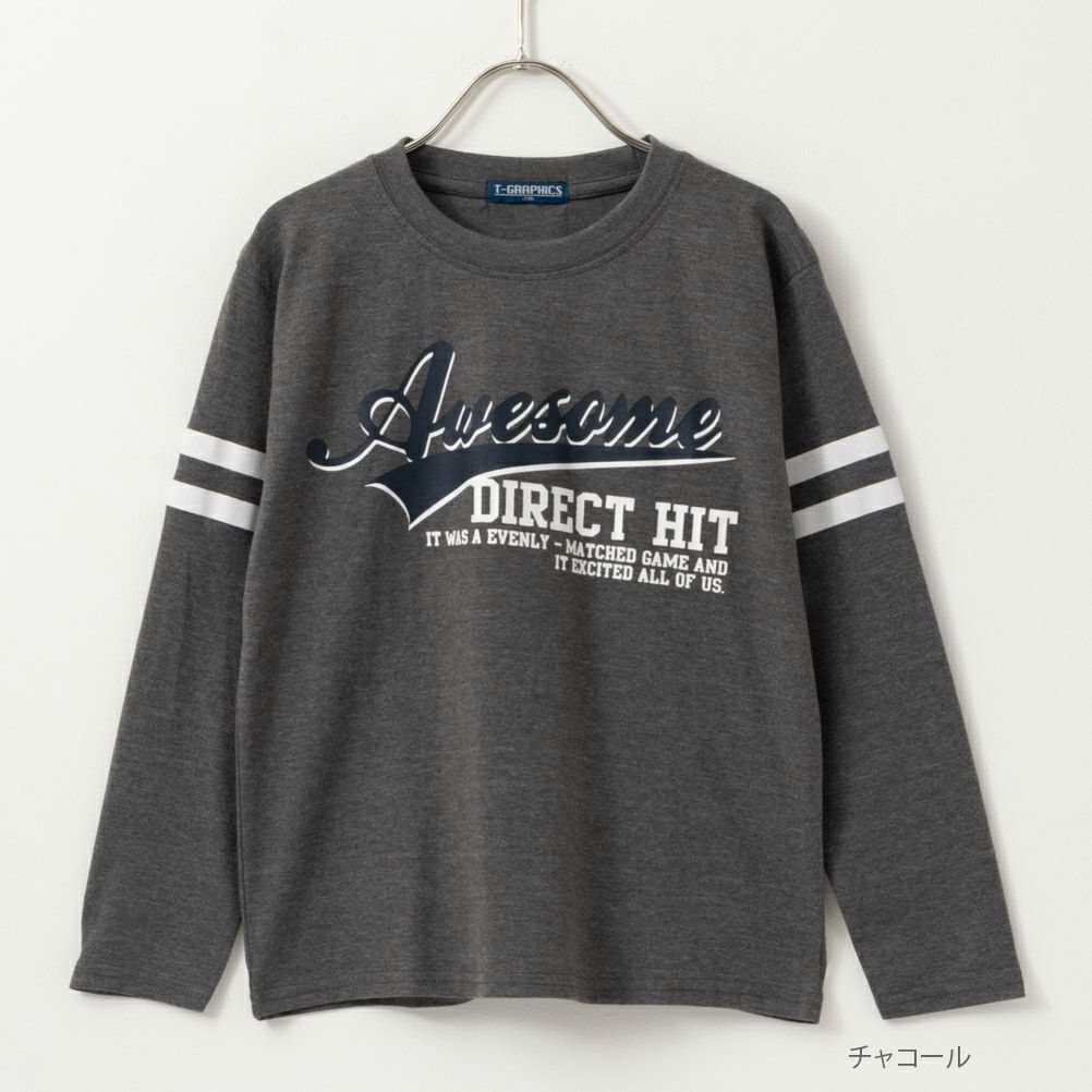 T-GRAPHICS 長袖プリントTシャツ キッズ