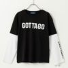 T-GRAPHICS フェイクレイヤード長袖Tシャツ キッズ