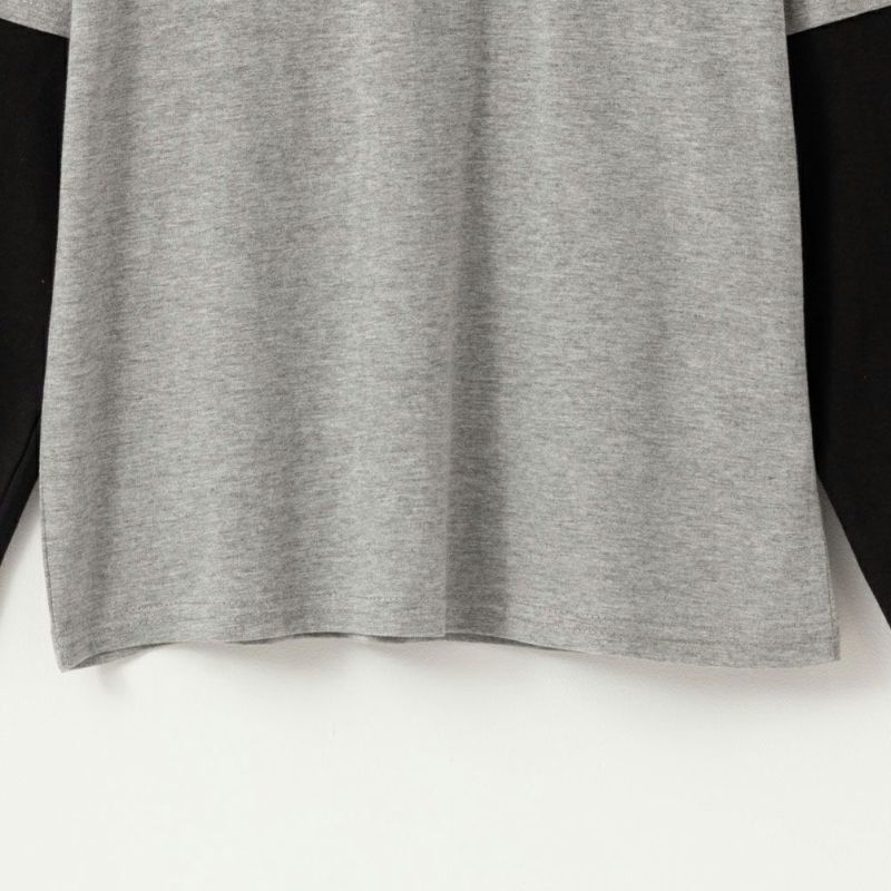 T-GRAPHICS  フェイクレイヤード長袖Tシャツ キッズ メール便 対応商品商品画像-6
