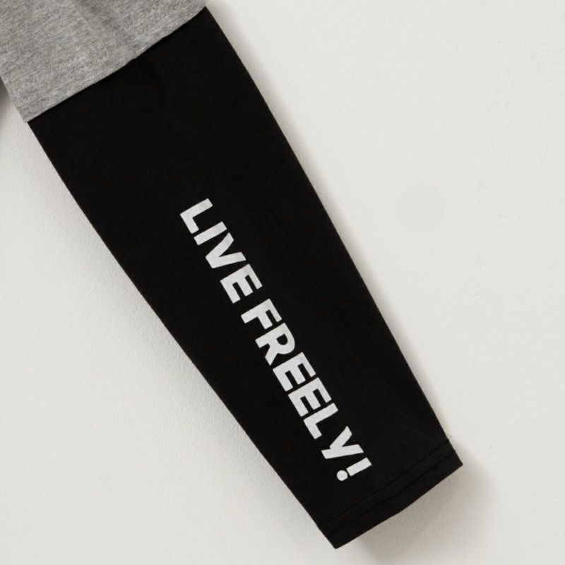 T-GRAPHICS  フェイクレイヤード長袖Tシャツ キッズ メール便 対応商品商品画像-8