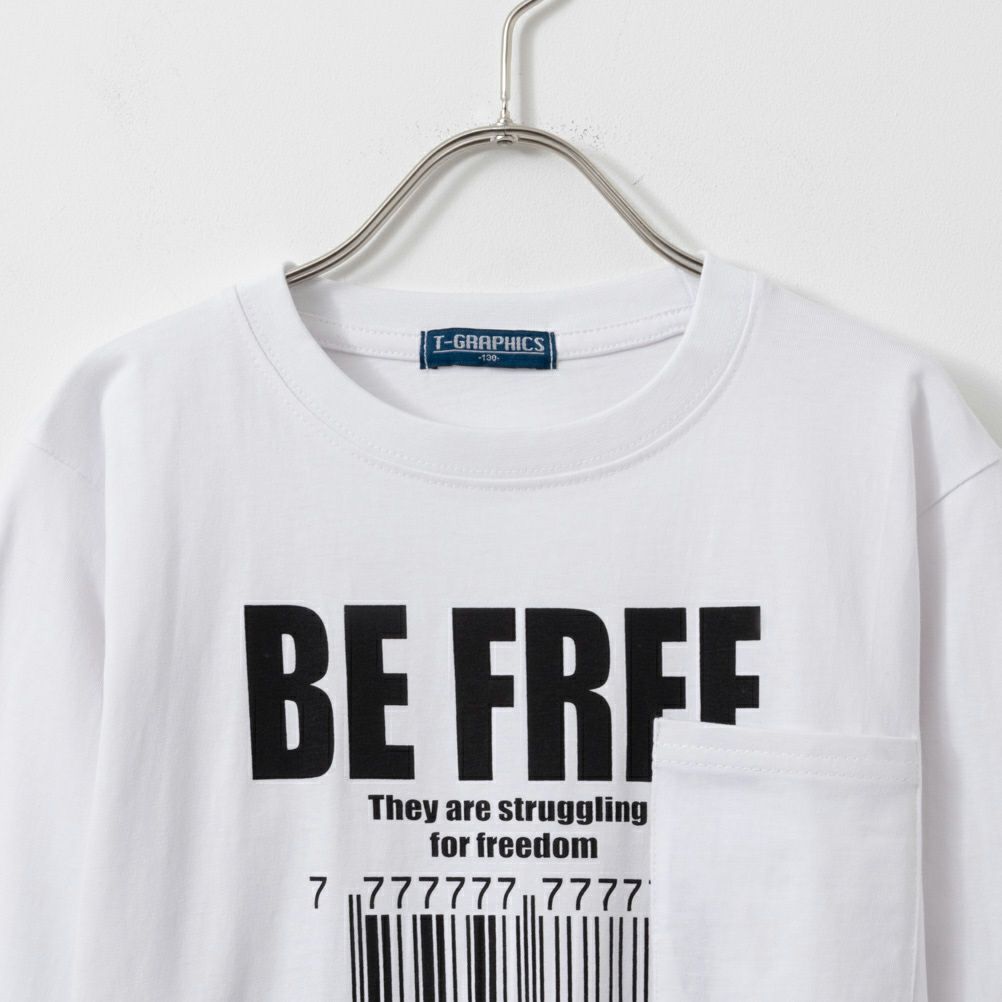 T-GRAPHICS 胸ポケット付き長袖Tシャツ キッズ