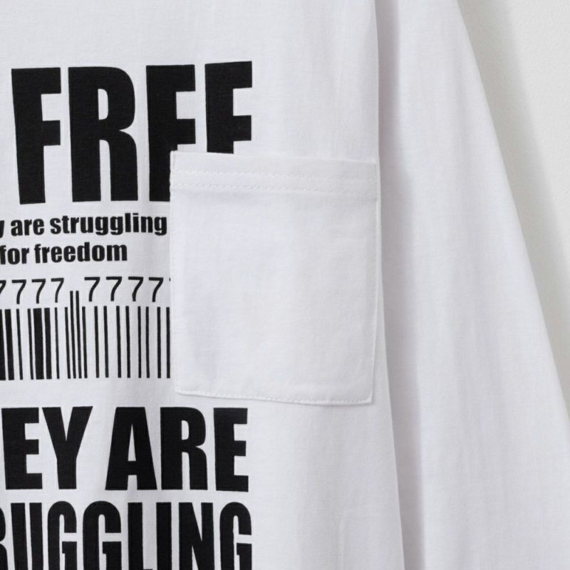 T-GRAPHICS  胸ポケット付き長袖Tシャツ キッズ メール便 対応商品商品画像-7