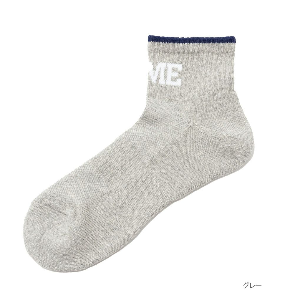 NAVY ショートソックス フロントロゴ メンズ商品サムネイル-2