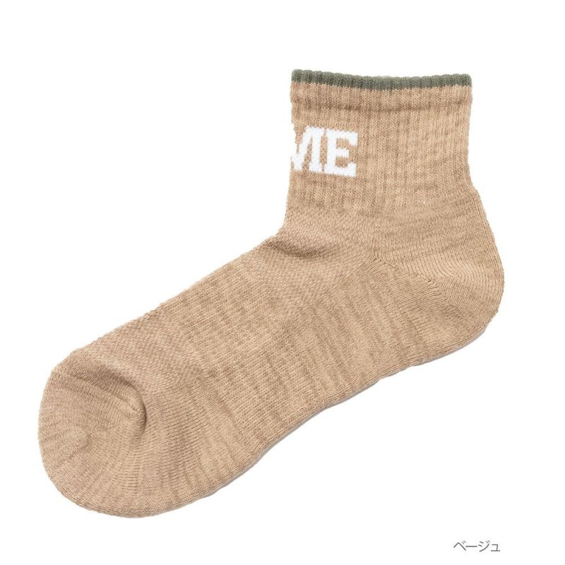 NAVY ショートソックス フロントロゴ メンズ商品画像-3