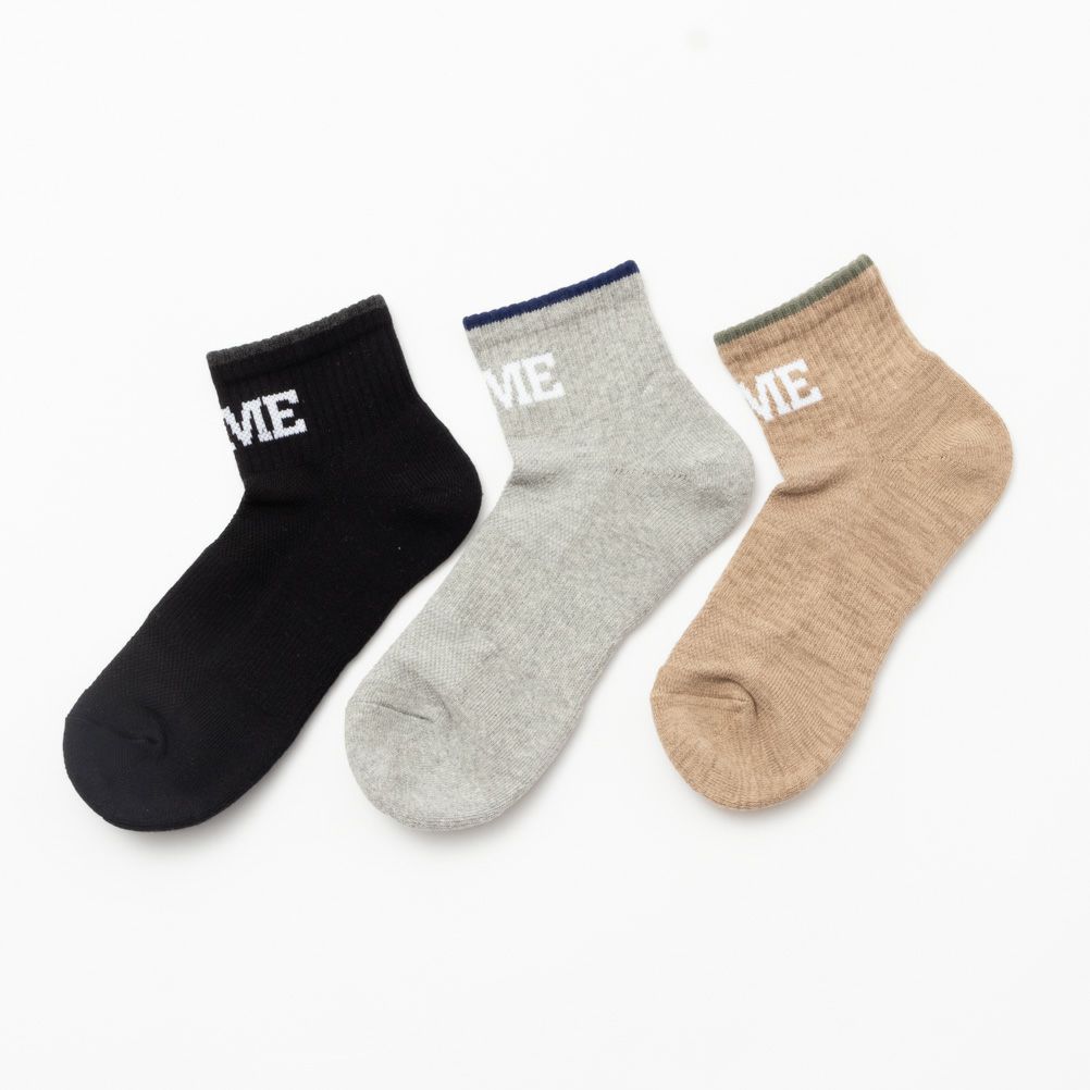 NAVY ショートソックス フロントロゴ メンズ商品サムネイル-11