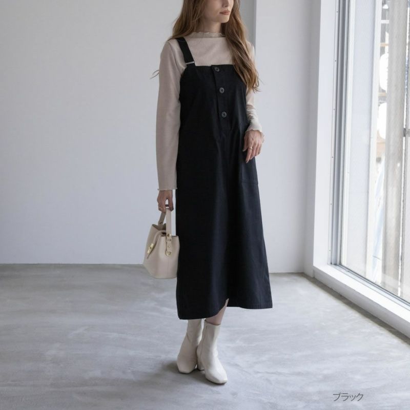 NAVY  ミリタリージャンパースカート レディース商品画像-1