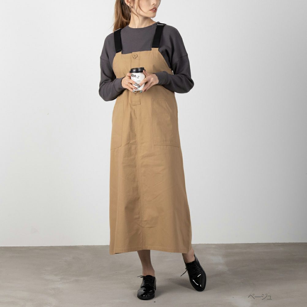 NAVY  ミリタリージャンパースカート レディース商品サムネイル-3