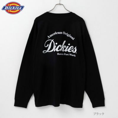 [大きいサイズ] Dickies グラフィック長袖Tシャツ キングサイズ メンズ