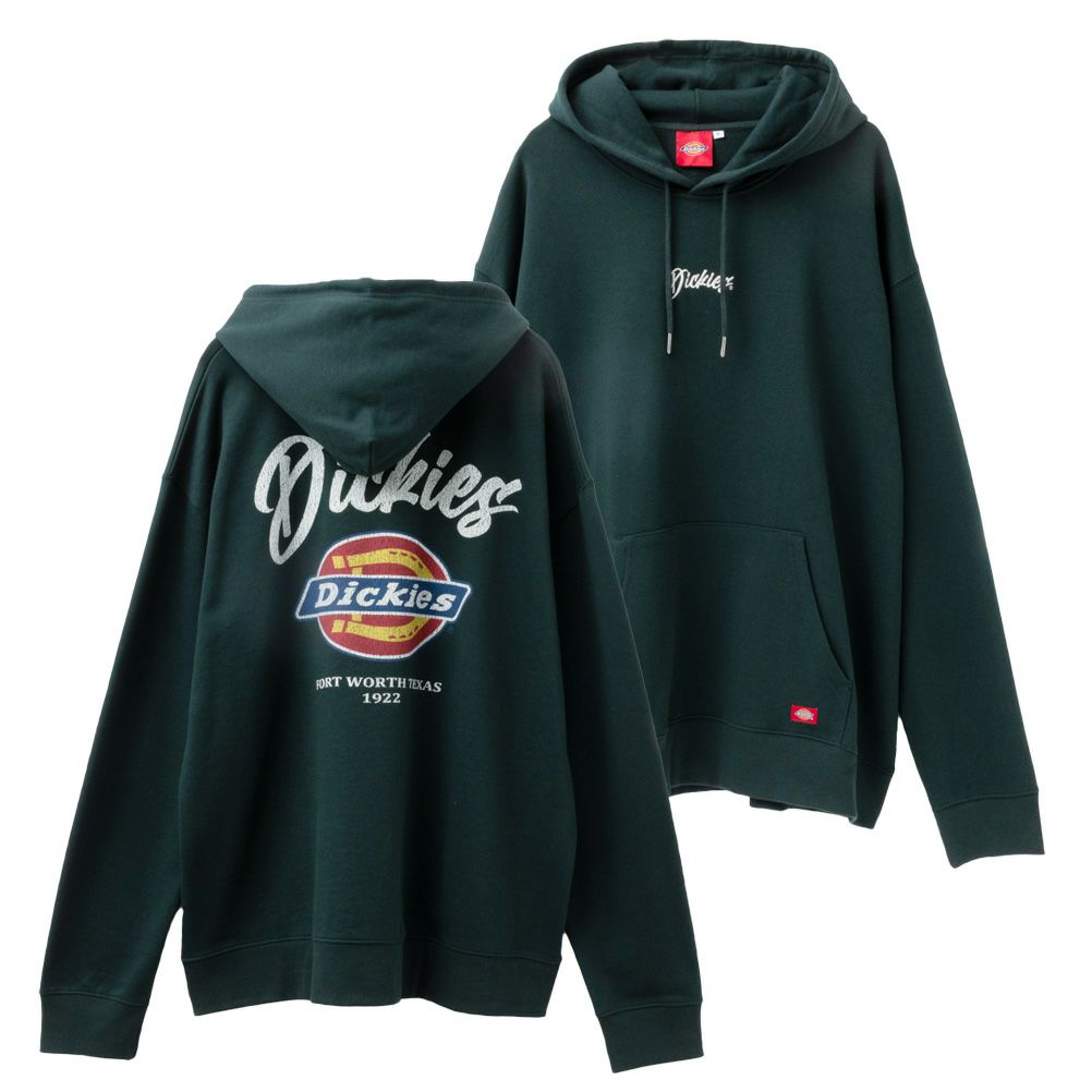 Dickies 別注バックプリント裏毛グラフィックプルオーバーパーカー メンズ商品サムネイル-4