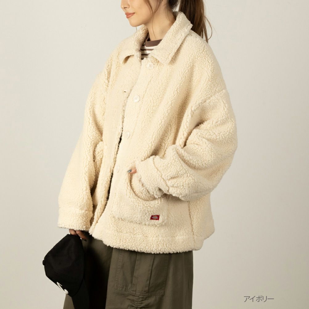 Dickies ボアジャケット レディース
