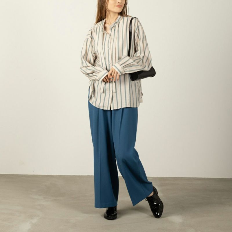 オードリーリボン付きシャツ レディース商品画像-7