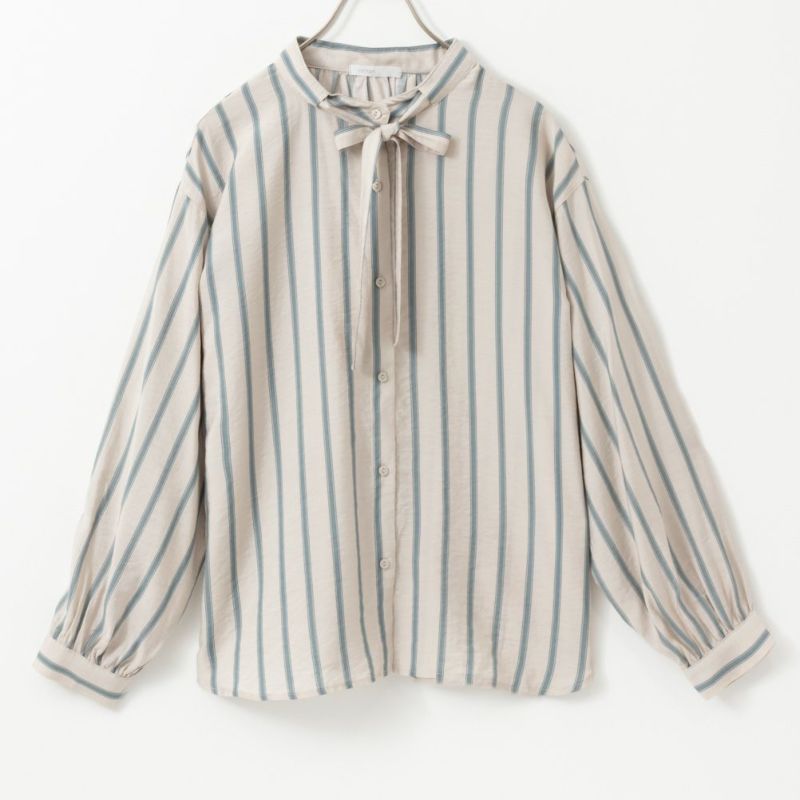 オードリーリボン付きシャツ レディース商品画像-11