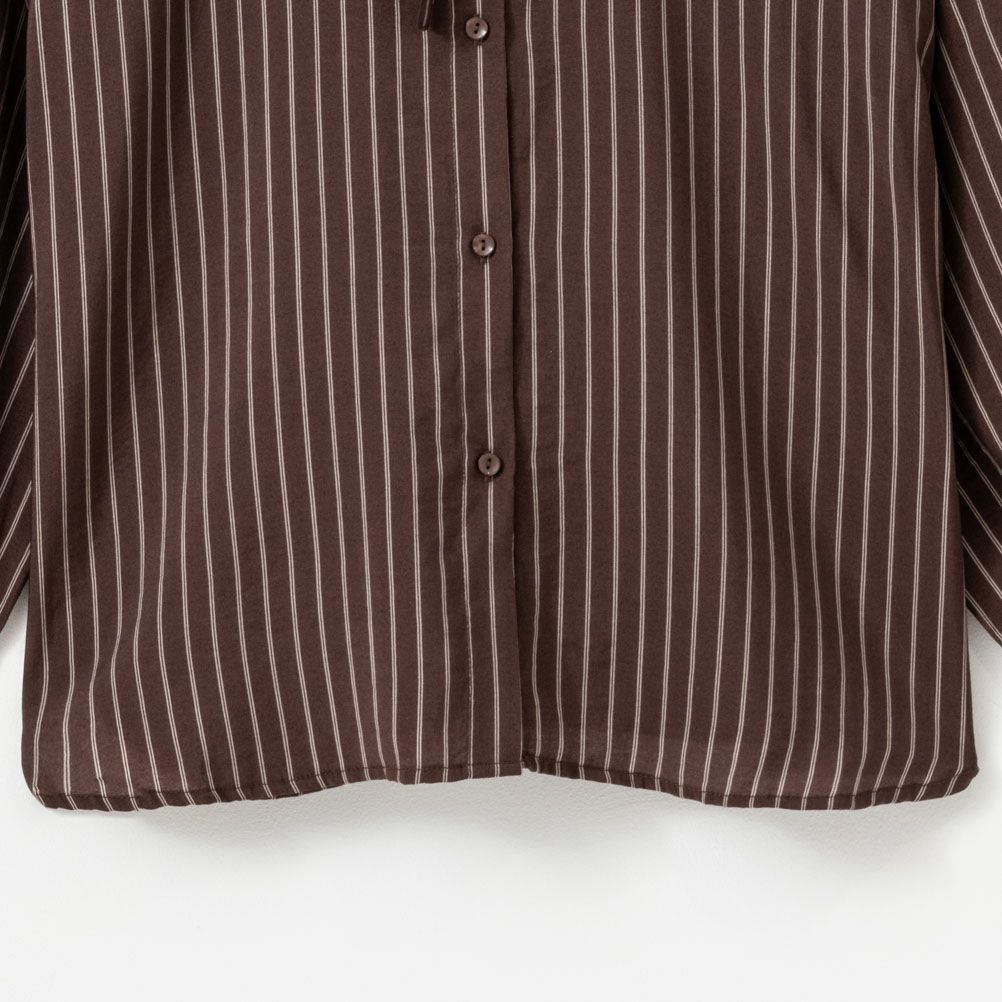 オードリーリボン付きシャツ レディース商品画像-15