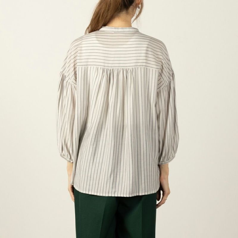 オードリーギャザーシャツ レディース商品画像-6