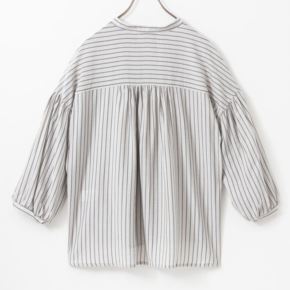 オードリーギャザーシャツ レディース