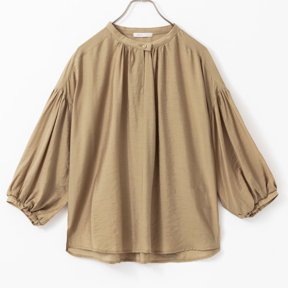 オードリーギャザーシャツ レディース