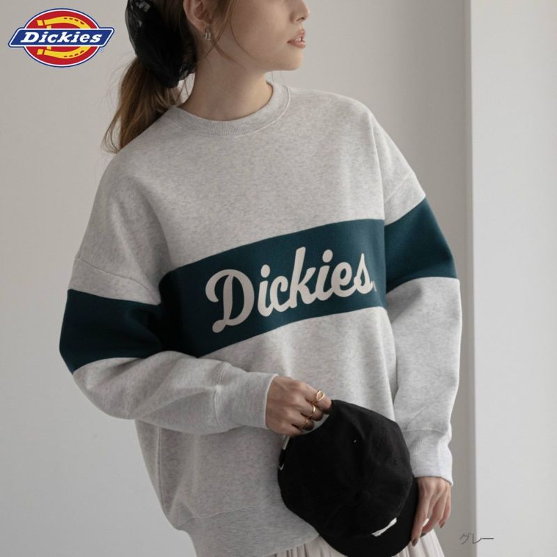 Dickies  裏起毛切替プルオーバー レディース商品画像-1