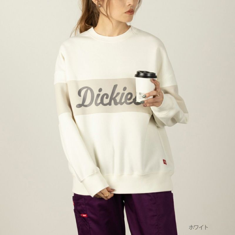 Dickies 裏起毛切替プルオーバー レディース