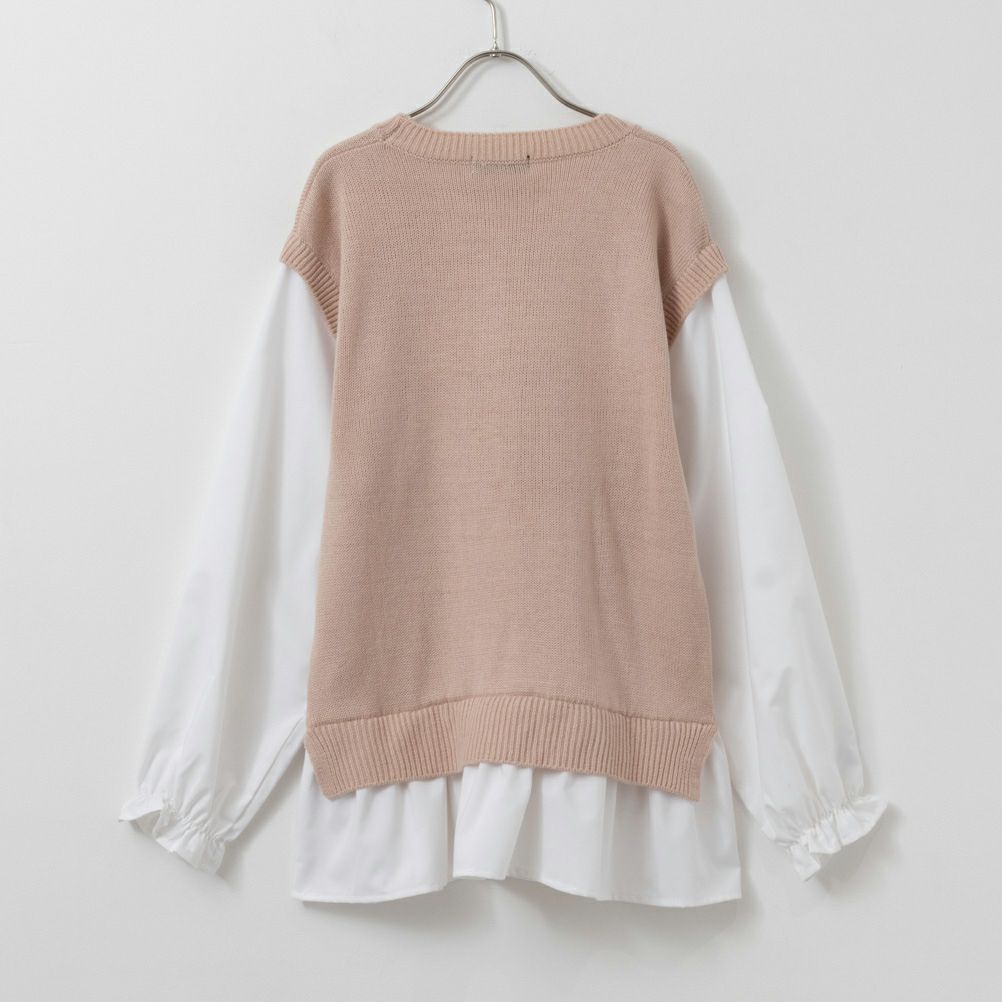 [さらに50%OFF]RICH MIX  レイヤード風ドッキングプルオーバー キッズ商品サムネイル-3