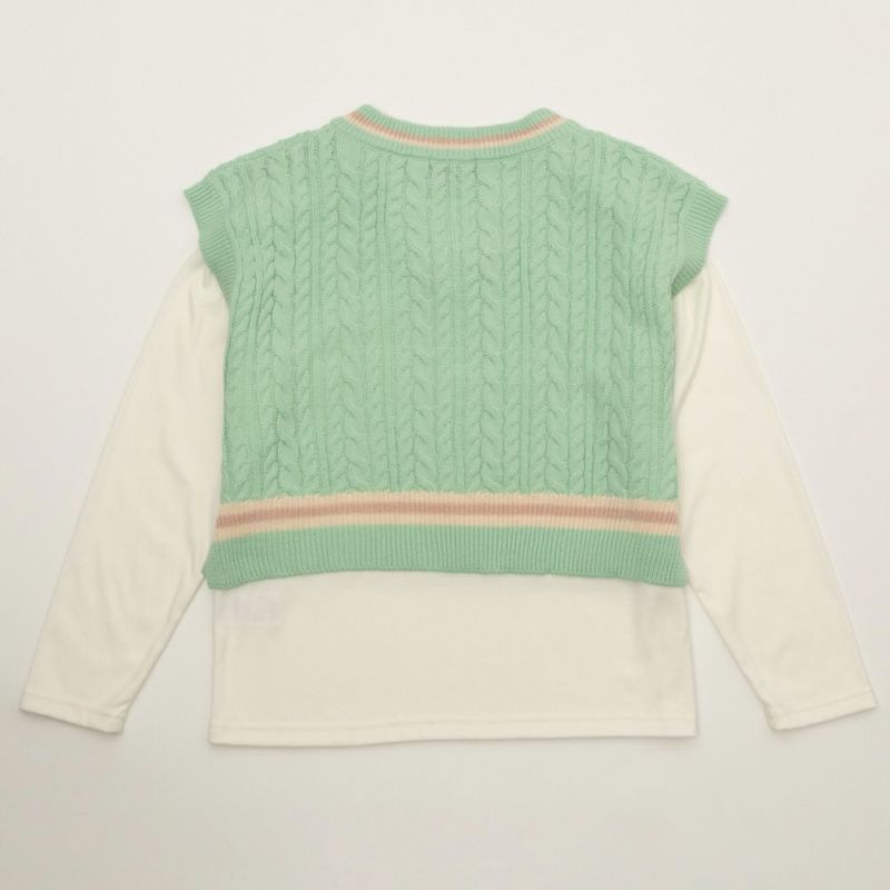 RICH MIX  ニットベストアンサンブル キッズ商品画像-3