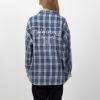 UNDERWRAPS  刺繍デニムチェックシャツ レディース商品サムネイル-4