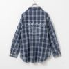 UNDERWRAPS  刺繍デニムチェックシャツ レディース商品サムネイル-6