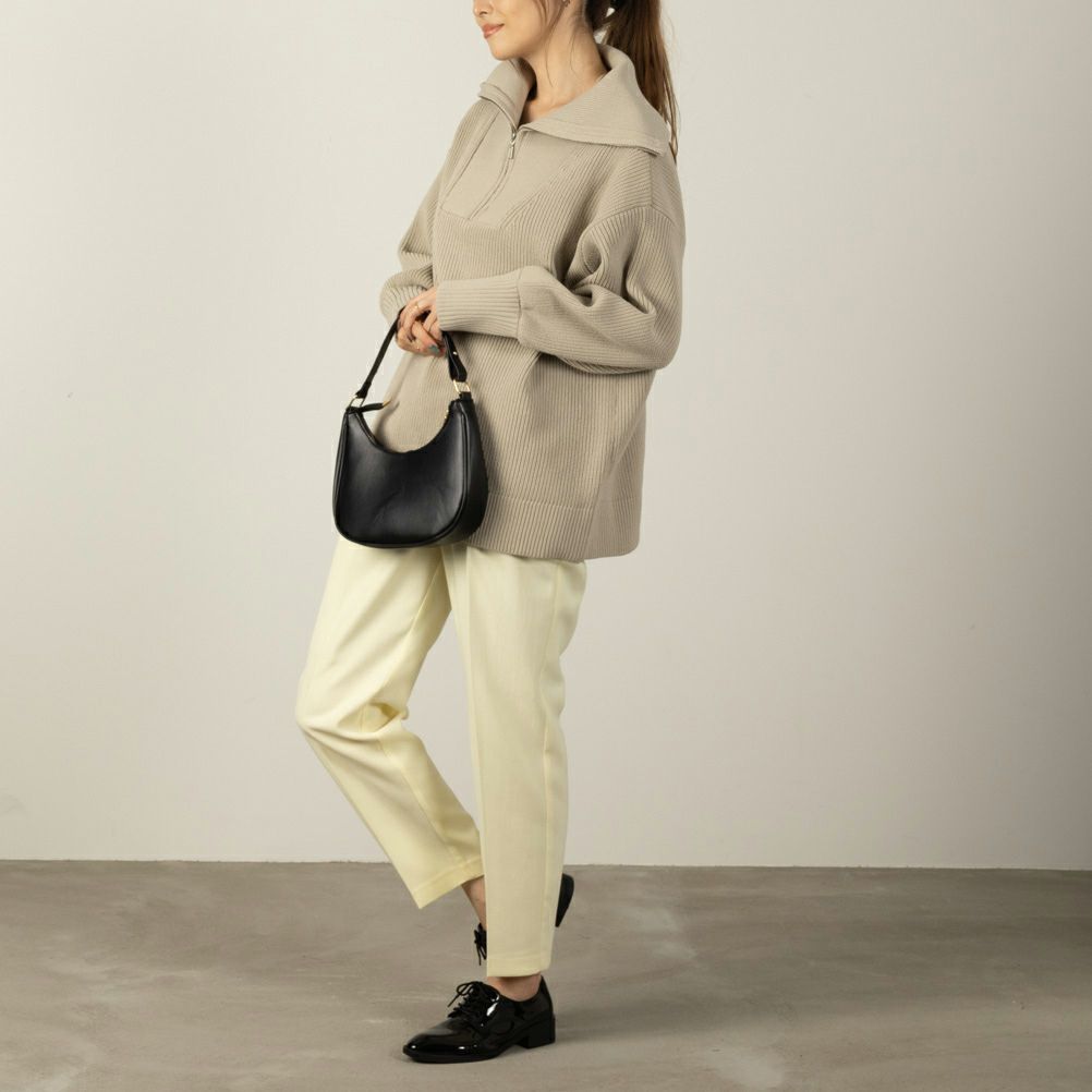 [さらに50%OFF]NAVY  セーラーカラーハーフジップアップニット レディース商品画像-10