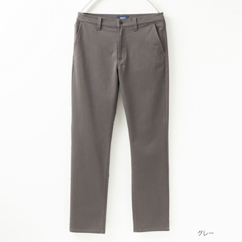 NAVY 温℃ 裏起毛ストレートパンツ メンズ商品画像-1