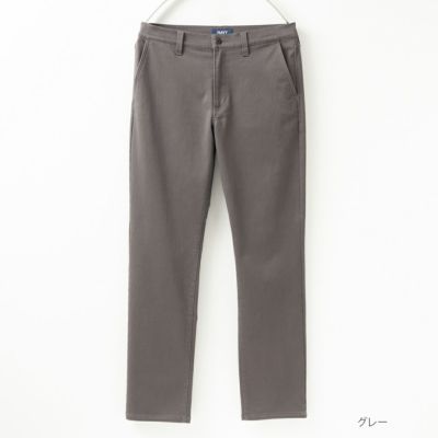 NAVY 温℃ 裏起毛ストレートパンツ メンズ