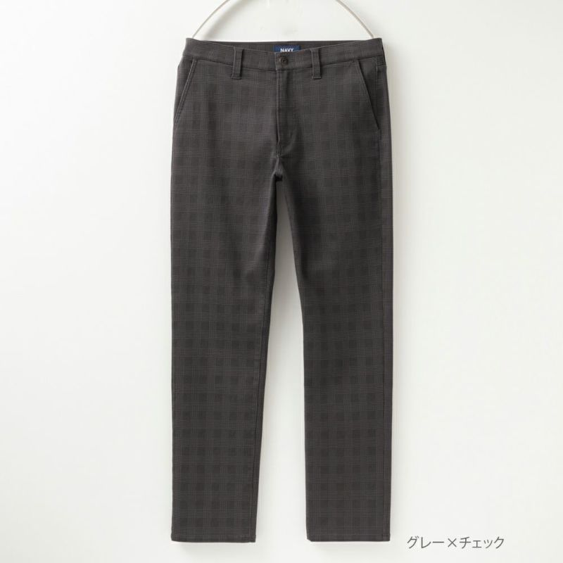 NAVY 温℃ 裏起毛ストレートパンツ メンズ商品画像-2