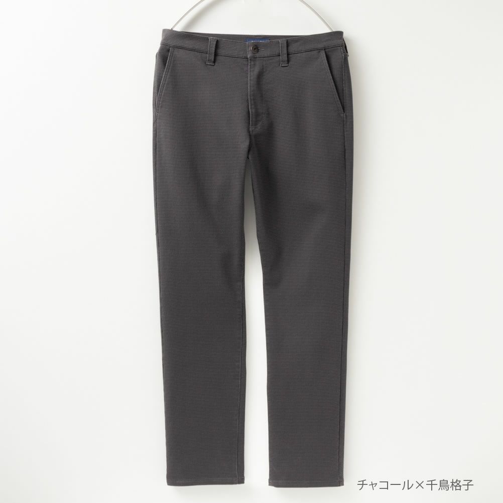 NAVY 温℃ 裏起毛ストレートパンツ メンズ