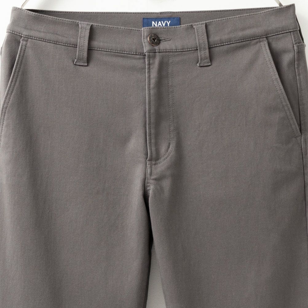 NAVY 温℃ 裏起毛ストレートパンツ メンズ