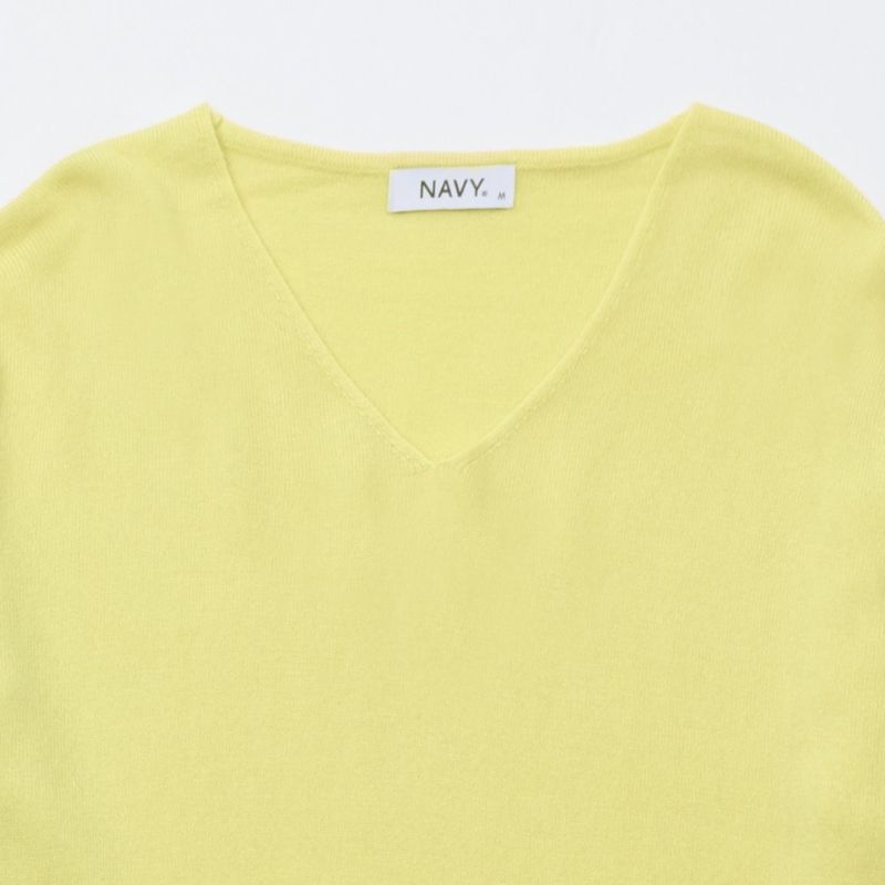 NAVY 洗えるニット カシミヤタッチVネックプルオーバー レディース商品画像-22