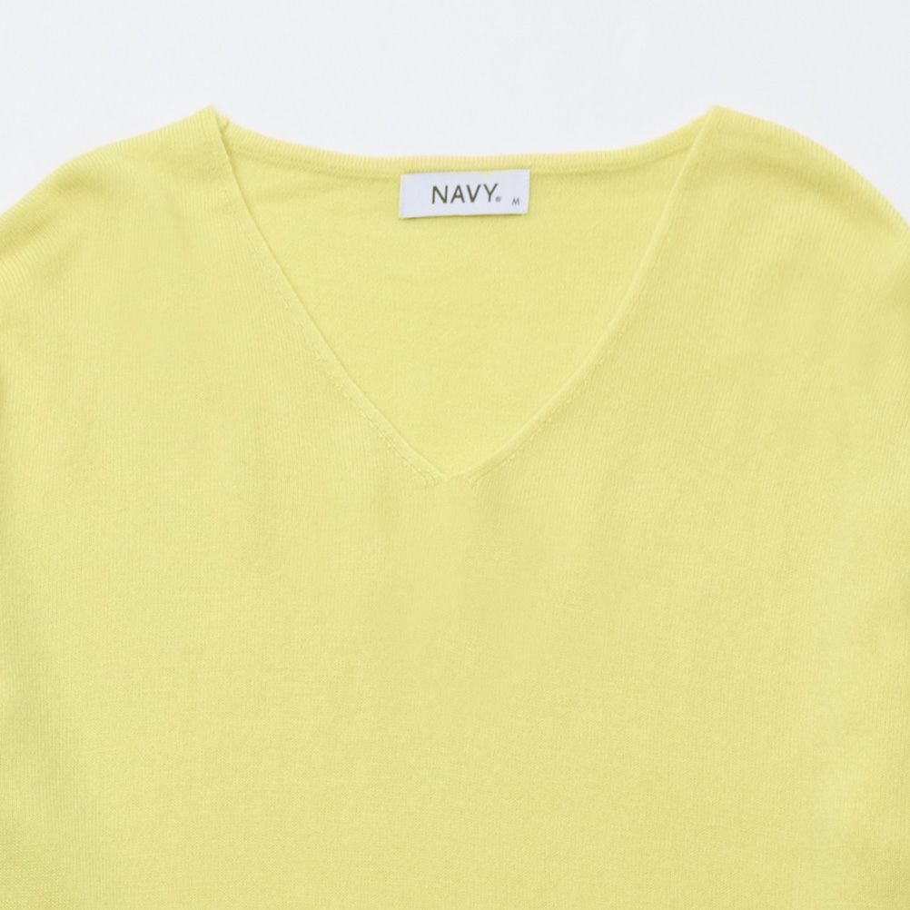 NAVY 洗えるニット カシミヤタッチVネックプルオーバー レディース商品サムネイル-22