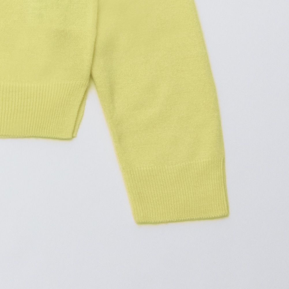 NAVY カシミヤタッチVネックプルオーバー レディース