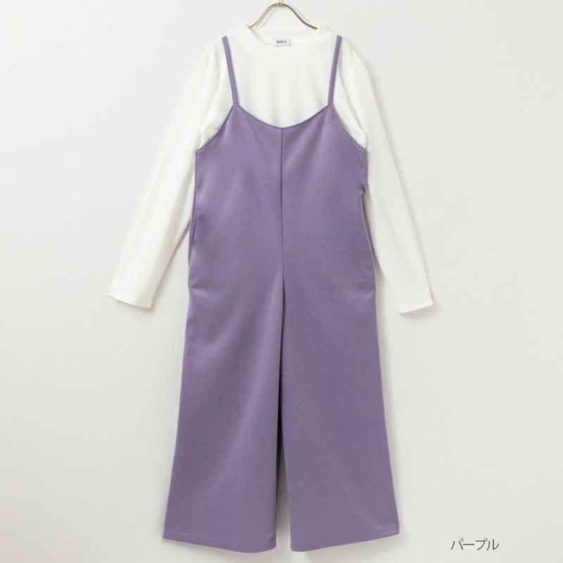 NAVY  サロペットアンサンブル キッズ商品画像-1