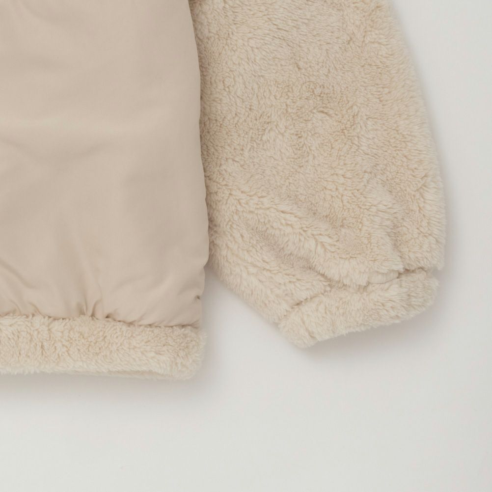 RICH MIX  クマ耳フード付きボアジャケット キッズ商品サムネイル-5