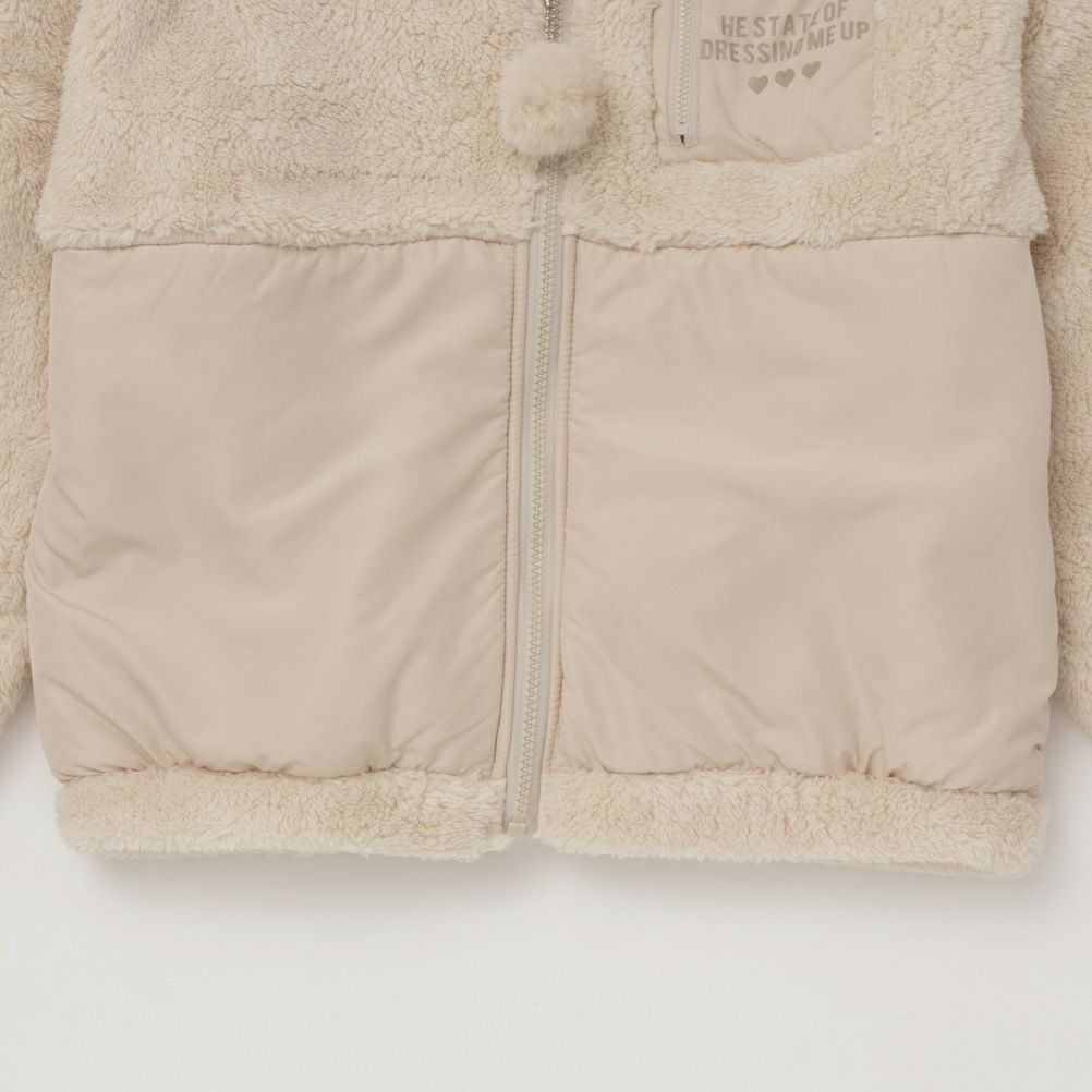 RICH MIX クマ耳フード付きボアジャケット キッズ