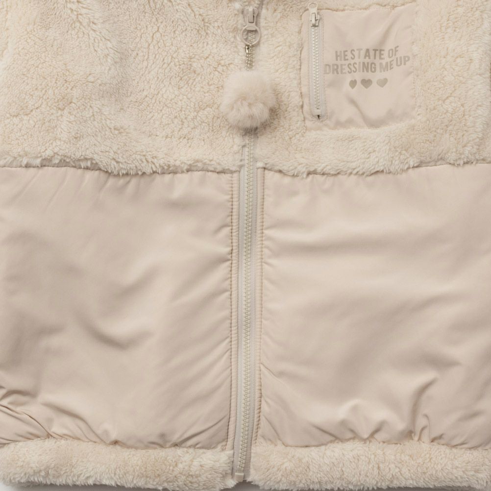 RICH MIX  クマ耳フード付きボアジャケット キッズ商品サムネイル-10