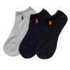 POLO RALPH LAUREN アンクルソックス ロゴ入り 3足組 メンズ