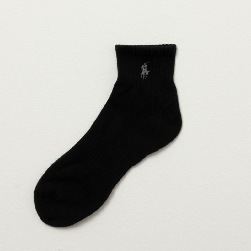 POLO RALPH LAUREN  クォーターソックス ロゴ入り 3足組 メンズ商品画像-5