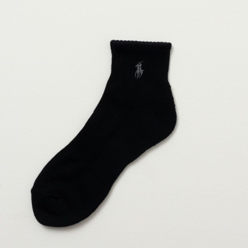 POLO RALPH LAUREN  クォーターソックス ロゴ入り 3足組 メンズ商品画像-6